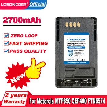 2700mAh Batérie Pre Motorola MTP850 MTP800 CEP400 FTN6574 FTN6574A PMNN6074 AP-6574 PMNN4351BC Rádio Batérie