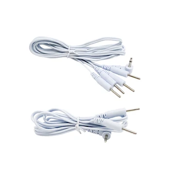 2Pins & 4Pins Hlavu 2,5 mm Konektor Desiatky Akupunktúra Elektrická Nervová Svalový Stimulátor pre 2way 4way Typ Elektródy lanové Drôt