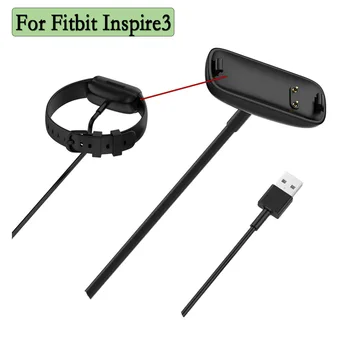 30/100 cm Drôtu Nabíjačka Pre Fitbit Inspire3 USB Nabíjací Kábel Smartwatch Nabitia Nabíjanie Easy Fit Watch Príslušenstvo