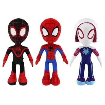 32 cm Marvel Spiderman Plyšové Hračky Mäkké, Vypchaté Cartoon Plnené Bábika Veľké Plyšové Chlapec Látkové Bábiky Vankúš Deti Vianočný Darček