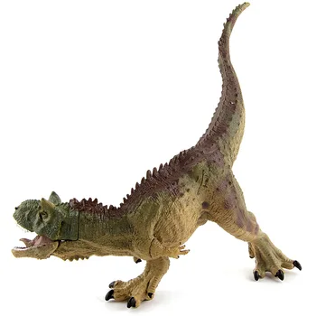 Anglický Podrobnosti Obrázok Park Dinosaur World Hand-Made Model Hračka držanie tela Ox a Drak Dolnej Čeľuste Hnuteľného