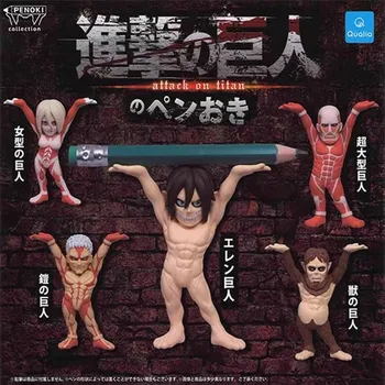 Anime Útok Na Titan Údaje Shingeki No Kyojin Žena Titan Akcie Obrázok Penholder Kawaii Darčeky Model Hračky pre Deti