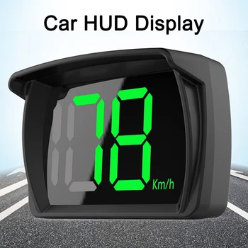 Auto Headup Displej KM/H, MPH GPS Digitálny Rýchlomer s LED Veľkých písmen Zobrazenie Auto Poplatok Adaptér pre Auto Truck SUV Motocykel