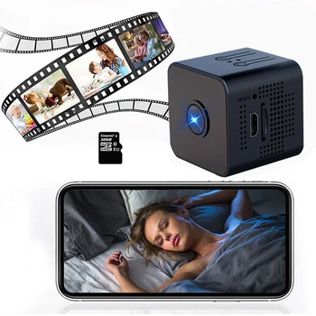 Bezdrôtová Bezpečnostná Kamera 1080p Pestúnka Baby Pet Monitor s Night Vision Security Protection Kamera vstavaná Batéria 400mAh