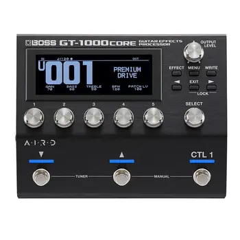 BOSS GT-1000CORE Gitarové Efekty Procesor s 24 simultánne účinky bloky pre hranie naživo a v štúdiu