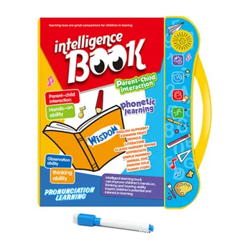 Deti Osvietenie anglický Bod Čítanie Zábavnej Raného Vzdelávania Puzzle Vzdelávania Knihy, Hračky Inteligentné Audio E-Bo