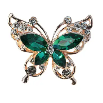 Elegantné Motýľ Zvierat Pearl Brošňa Ženy Drahokamu Veľký Motýľ Šperky Farebné Kolíky Vintage Módy Dary