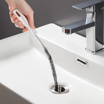 Flexibilné potrubie bagre kanalizácie vlasy cleaner umývadlo čistiaca kefa vodovodné potrubia artefakt nástroj
