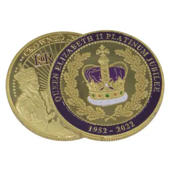Kráľovná Pamätné Mince Pamätné Ručné Kolektory Royal Mince Hrdza-odolný Jej Veličenstvo Kráľovná Uncirculated Mince Zber