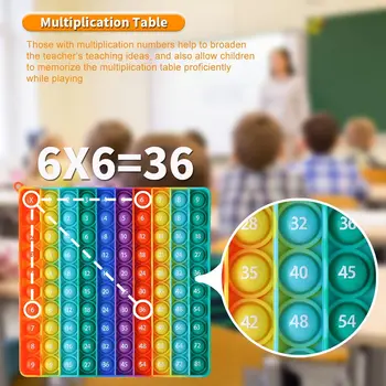 Montessori Násobenie Tabuľka 100 Digitálne Tabuľka Matematika Hračky, Fidget Vzdelávania, Vzdelávacie Hračky, Učebné Pomôcky pre Deti Nad 5 Rokov