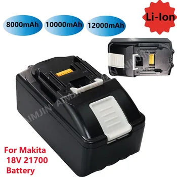 Pre Makita 18V 8.0 Ah/10Ah/12Ah 21700 Nabíjateľná Náradie Batérii s LED Li-ion Výmena LXT BL1860B BL1860 BL1850