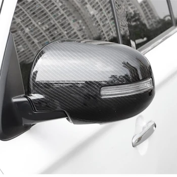 Pre Mitsubishi Outlander 3 2013-2020 Spätné Spätné Bočné Zrkadlo Pokrytie Výbava ABS karbónová Nálepka, Dekorácie, Doplnky