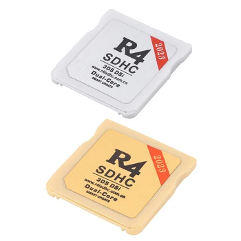 pre R4 SDHC Pálenie Karty Secure Hra Flashcard Zlato Biele Prenosné Flashcard Video Hry, Karty pre NDS 3DS