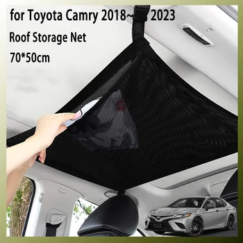 Pre Toyota Camry 2018 2019 2020 2021 2022 2023 XV70 Príslušenstvo Stropné Vrecku Auto Strechou Úložný Vak batožinového priestoru Častí Interiéru 70x50cm