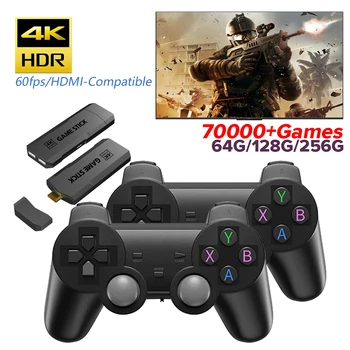 Prenosné 4K Video, Herné Konzoly GD20 40 Emulátory, 70000+ Hry 2.4 G Bezdrôtové ovládače Kompatibilný s HDMI TV Retro Herné Konzoly