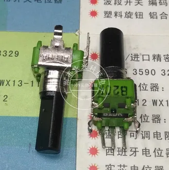 RK09 Typ Jedno Pripojenie 3Pin B20K Rukoväť Dĺžka 18 MM Zosilňovač Volume Potenciometer