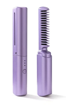 Rovné Vlasy, Hrebeň Rovno Roll s Dvojakým použitím, Bez Poškodenia Vlasov USB Bezdrôtovej Rovné Vlasy, Hrebeň Domov Elektrické Rovné Vlasy Zariadenia