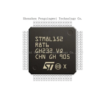 STM STM8 STM8L STM8L152 R8T6 STM8L152R8T6 Na Sklade 100% Originálne Nové LQFP-64 Microcontroller (MCU/MPU/SOC) CPU