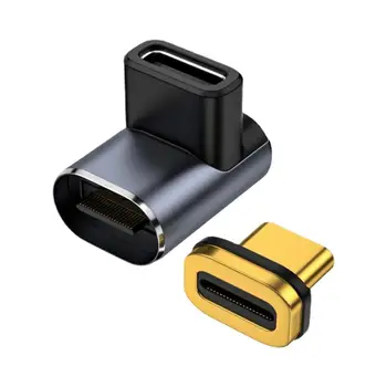 USB C Magnetickú Nabíjačku 90 Stupňov Magnetického Uhol Up & Down Typ C Extender 24PIN USB4.1 Rýchle Nabitie 40Gbp/s Rýchly Transfer Pre