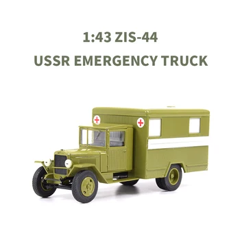 V WW2 Sovietskeho zväzu zmenšený Model ZIS 44 Núdzové Truck 1/43 Pôvodné ZSSR Ambulancie Zber SSM1504