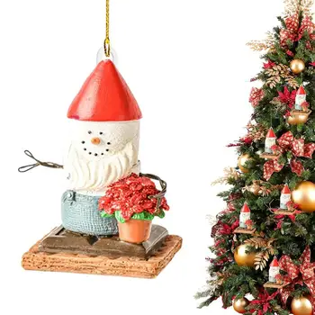 Vianočný Strom Dekorácie Dekorácie Prívesok Snehuliaci Ozdoby Vianočné Tému Prívesok Pre Vonkajšie Strany Dvore Dekorácie