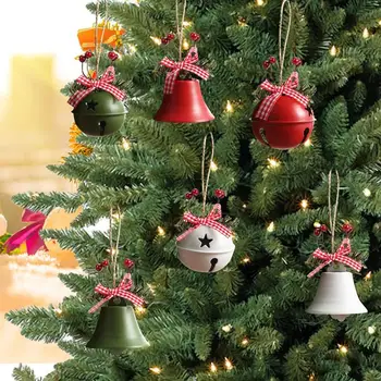 Vianočný Zvon Stromu Visí Prívesok Semimanual A Semimechanical Kovové Bell Ornament Pre Domáce Bar Party Dekorácie