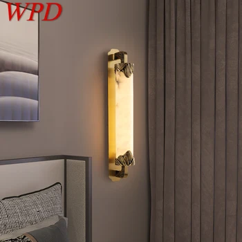 WPD Mosadz Nástenné svietidlo LED Moderné Luxusné Mramorové Sconces Zariadenie Vnútorných Priestorov pre Domov Spálňa, Obývacia Izba, Chodba